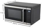 Hamilton Beach 1.1 cu ft Countertop Microwave Oven in Stainless Steel - image 2
