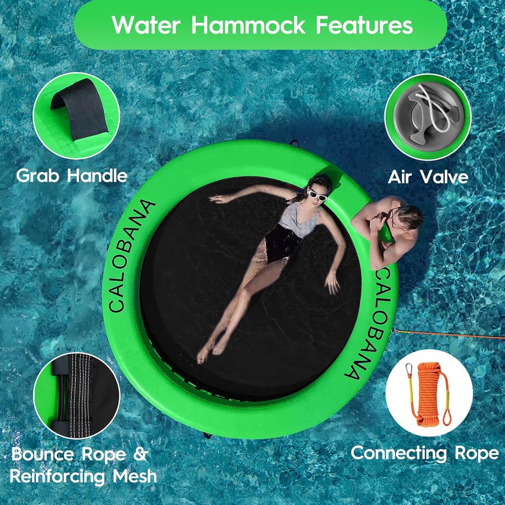 Round Floating Ring Hammock - Heavy Duty Inflatable Raft - image 43