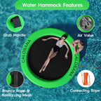Round Floating Ring Hammock - Heavy Duty Inflatable Raft - image 43