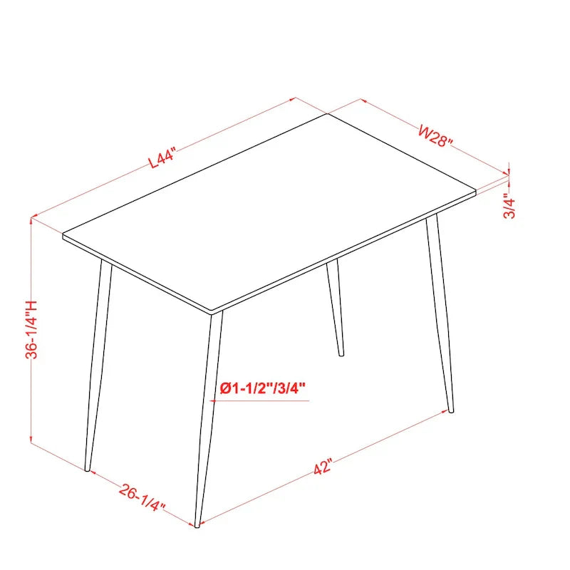 Cairo 5-Piece Counter Height Dining Table Set in Industrial Metal by Furniture of America - image 11