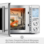 Breville BMO870BST1BUS1 Combi Wave 3 in 1 Microwave, Black Stainless Steel: Home & Kitchen - image 3