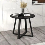 Gymax 36-Inch Round Solid Wood Dining Table for 4 with Pedestal Base - image 3