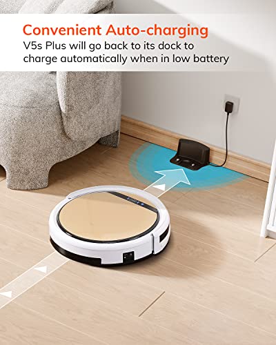 ILIFE V5s Plus Robot Vacuum and Mop Combo, Works with 2.4G WiFi, Alexa/App/Remote Control, Automatic Self Charging Robotic Vacuum Cleaner, for Pet Hair, Hard Floor, Low Carpet (V5s Pro Upgraded) : Industrial & Scientific - image 7