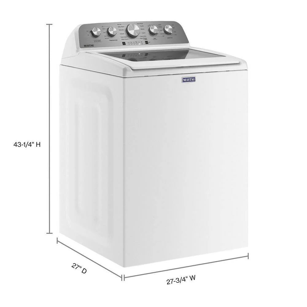 2025 4.8 cu. ft. Top Load Washer with Extra Power Boost, White – MVW5430MW - image 2