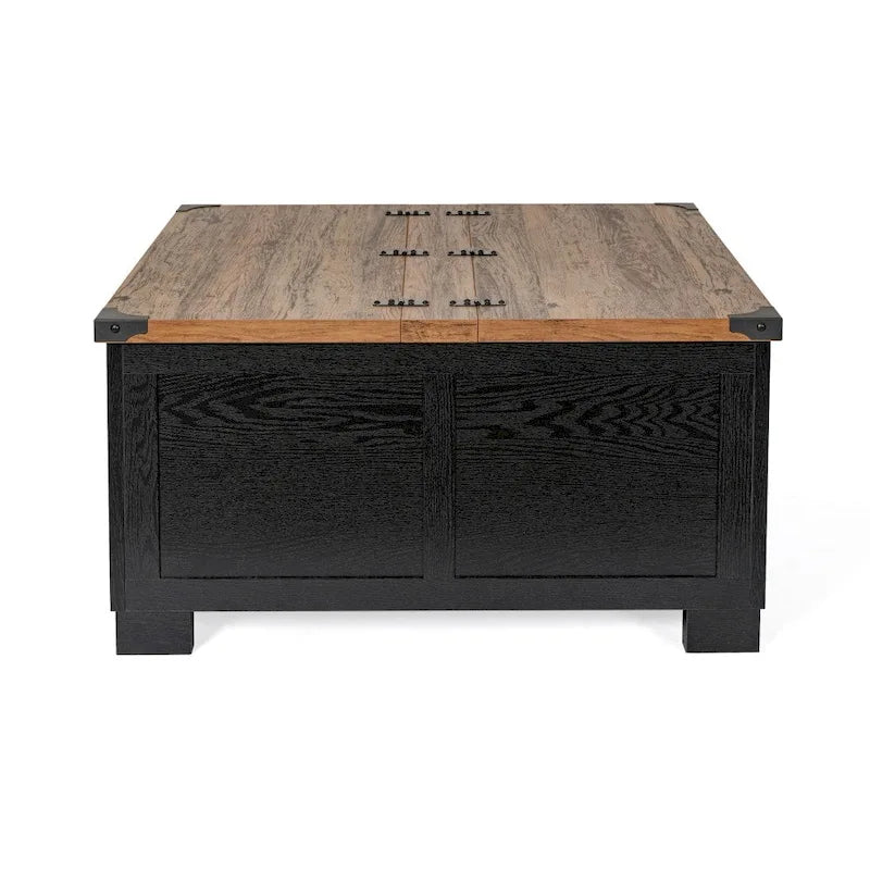 Contemporary Farmhouse Coffee Table Featuring Concealed Storage - image 23
