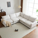 Oversized Modular Sectional Sofa with Plush Cushions and Flexible Layout - image 17