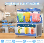 Commercial Slushy Machine - 1000W 30L Tanks Slush Maker Machine 304 Stainless Steel Commercial Margarita Machines Efficient Cooling the Ideal Slushie Maker for Bars Cafes Restaurants - image 8