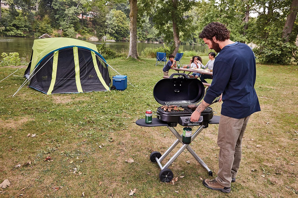 RoadTrip 285 Portable Stand-Up Propane Grill with 3 Adjustable Burners & Instastart Ignition, 20,000 BTUs of Power for Outdoor Cooking, Camping, Tailgating, Grilling, BBQs, & More - image 19