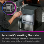 GE Profile Opal 2.0 with 0.75 Gallon Tank, Chewable Crunchable Countertop Nugget Ice Maker, Scoop included, 38 lbs in 24 hours, Pellet Ice Machine with WiFi & Smart Connected, Stainless Steel - image 16