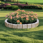 Fake Stone Landscape Edging 46.8x3.9 in Lawn Edging Border Fade - Resistant No Dig - image 2