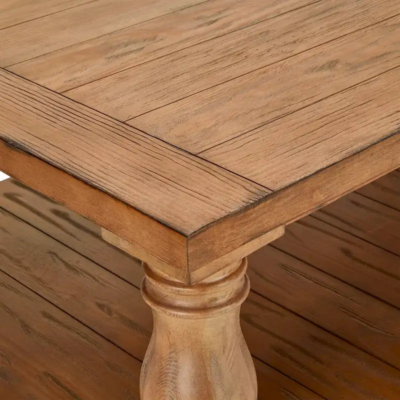 iNSPIRE Q Artisan Edmaire 55-Inch Light Natural Baluster Coffee Table - image 6