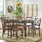 Set of 2 Solid Wood Crossback Dining Chairs by Simple Living - image 9