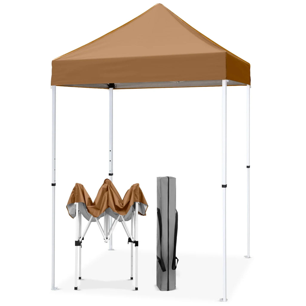 EAGLE PEAK 5x5 Pop up Canopy Tent Instant Outdoor Canopy Easy Set - up Straight Leg Folding Shelter（blue） - image 117