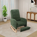 Ergonomic High Back Rocking Chair with Adjustable Footrest - image 17
