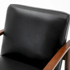 Greyson Living Anna Faux Leather Accent Chair with Wood Base - image 6