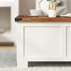 Contemporary Farmhouse Coffee Table Featuring Concealed Storage - image 5