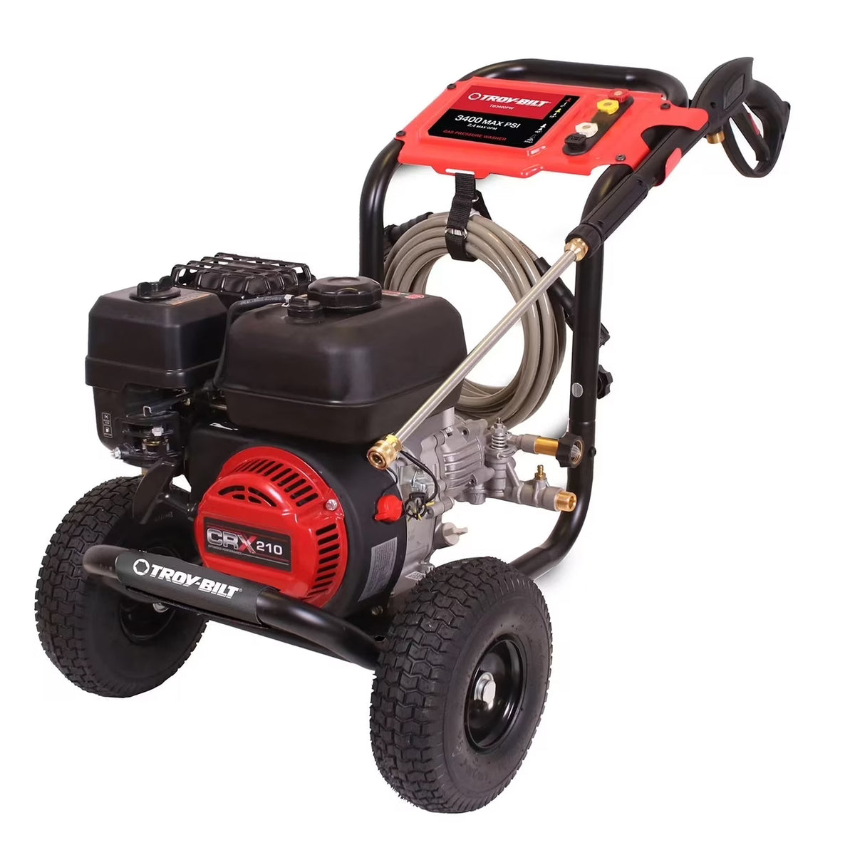 TROY BILT Troy - Bilt 3400 PSI at 2.4 GPM Gas Pressure Washer, 208cc Engine, Durable Steel Frame - image 1