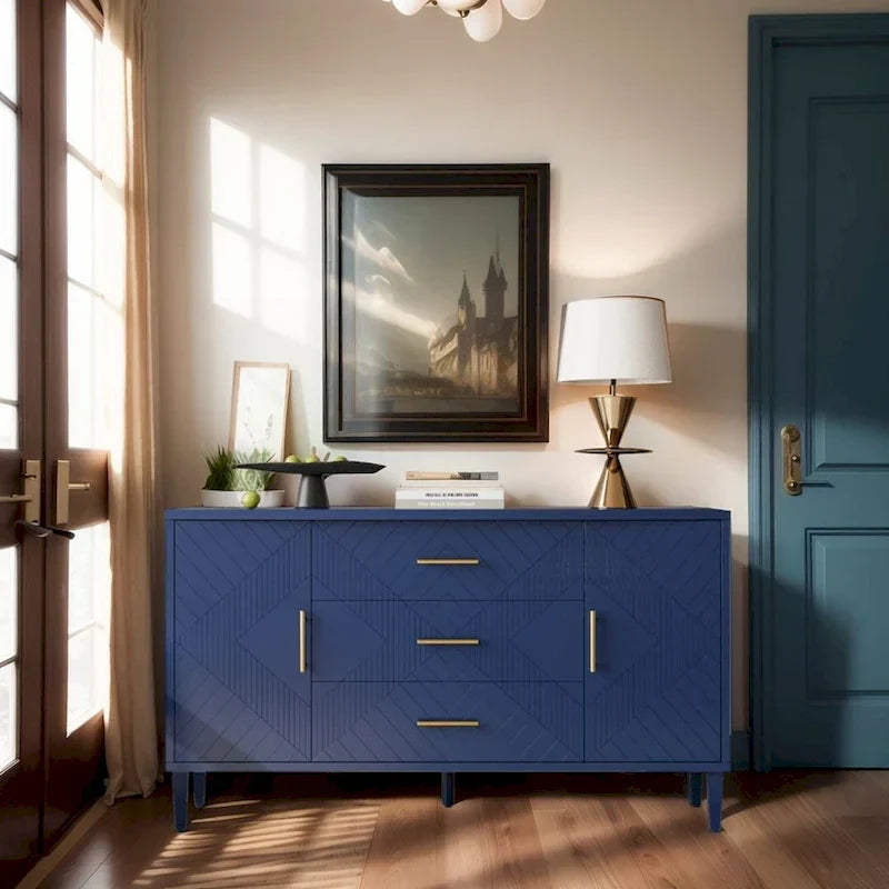 55 Elegant and Practical Carved Buffet/Sideboard Cabinet - image 2