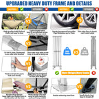 Hoteel 10x15 Heavy Duty Canopy Tent with 4 Sidewalls,Pop up Canopy for Parties Wedding,Commercial Easy up Gazebo with Roller Bag,UV 50+ &,Black - image 61
