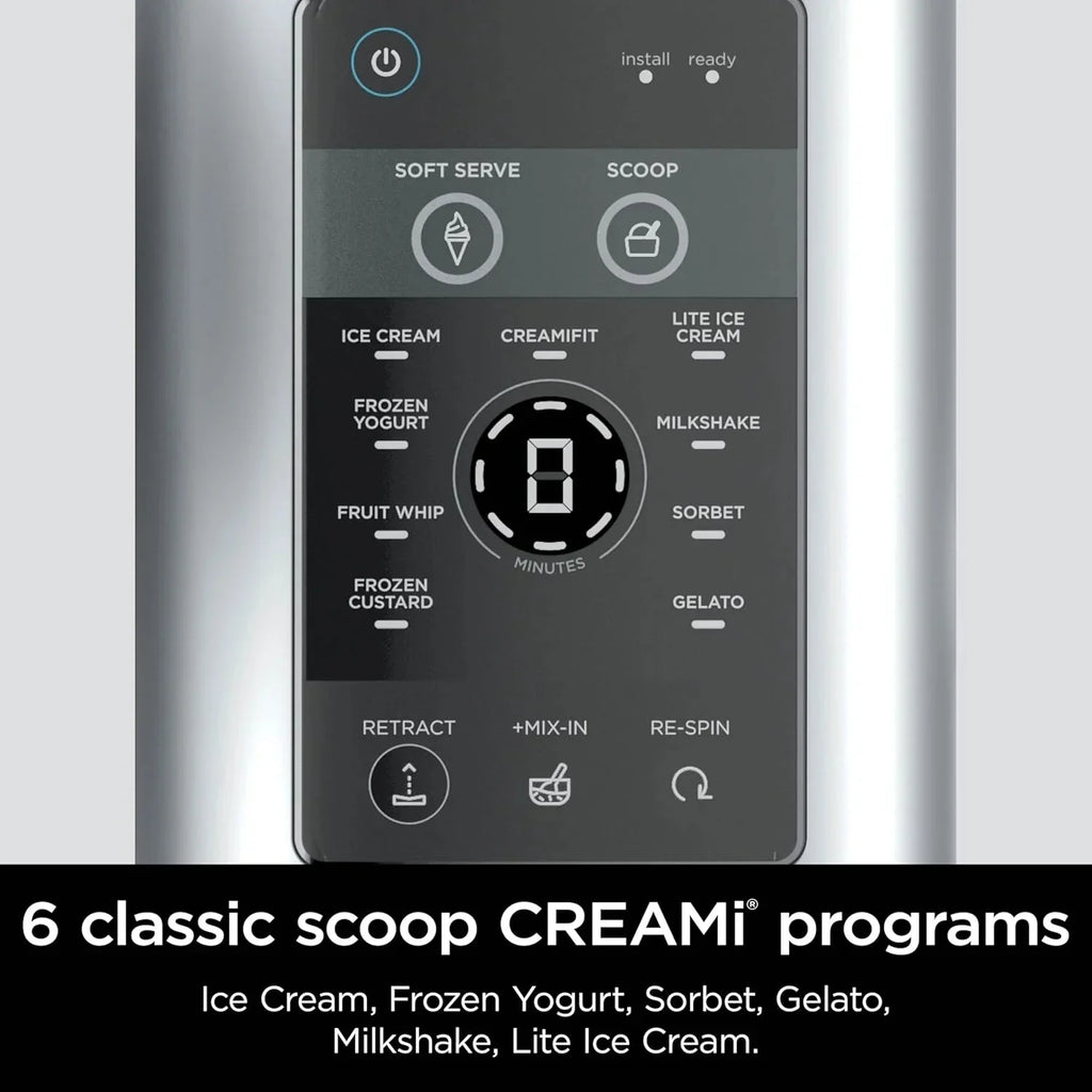 Ninja Swirl by CREAMi Ice Cream and Soft Serve Maker, Sorbet, Milkshake, Frozen Yogurt, Low Calories Program & More, 13-in-1, Soft Serve Handle, (2) CREAMi Swirl 16oz Pints, For Kids & ALL ages, NC701 - image 5