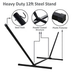 SUNCREAT 2 Person Hammock with Stand. 450 lbs Capacity - image 2