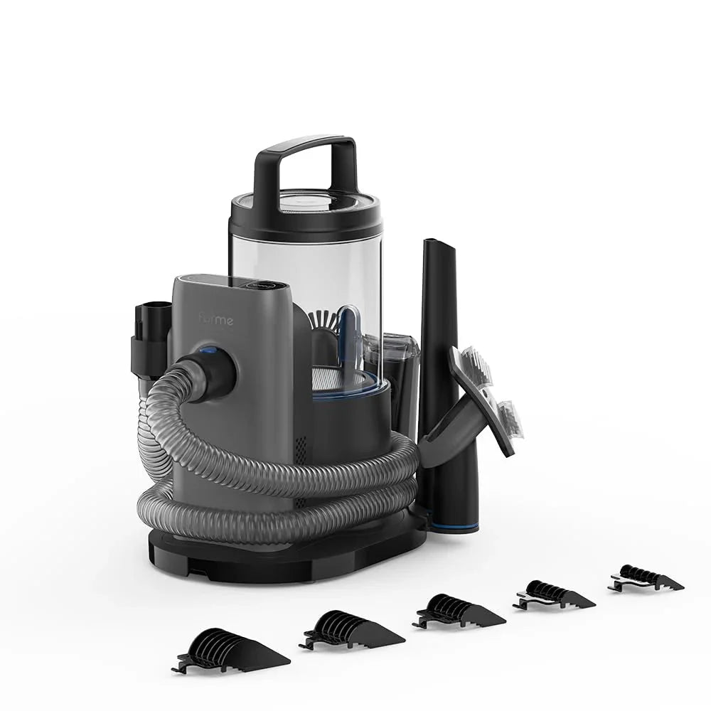 Professional Plus Pet Grooming Vacuum Kit, 5 Pet Grooming Tools, 2L Canister, Works for All Dogs, Cats, and Pet Fur - image 8