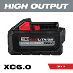 M18 FUEL 18-Volt Lithium-Ion Brushless Cordless SAWZALL w/7-1/4 in. Rear Handle Circ Saw, Two 6 Ah High Output Batteries - image 4