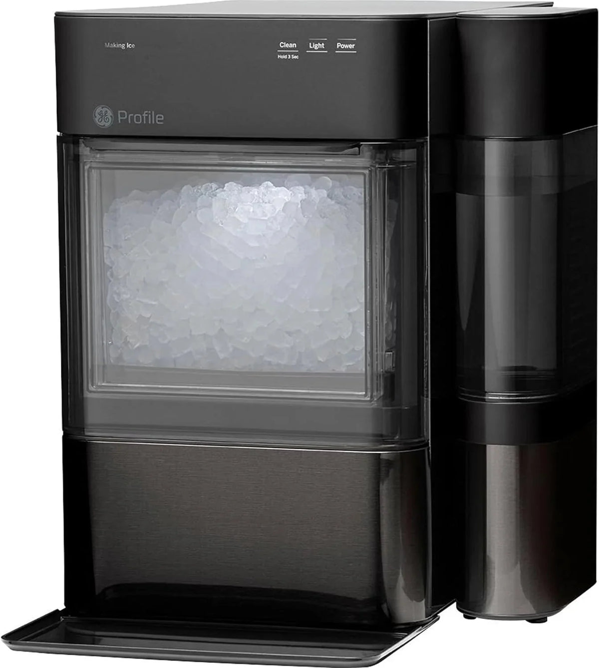 GE Profile Opal 2.0 with 0.75 Gallon Tank, Chewable Crunchable Countertop Nugget Ice Maker, Scoop included, 38 lbs in 24 hours, Pellet Ice Machine with WiFi & Smart Connected, Stainless Steel - image 1
