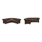 Gdansk 5-Person L-Shaped Chesterfield Sectional Sofa - image 17