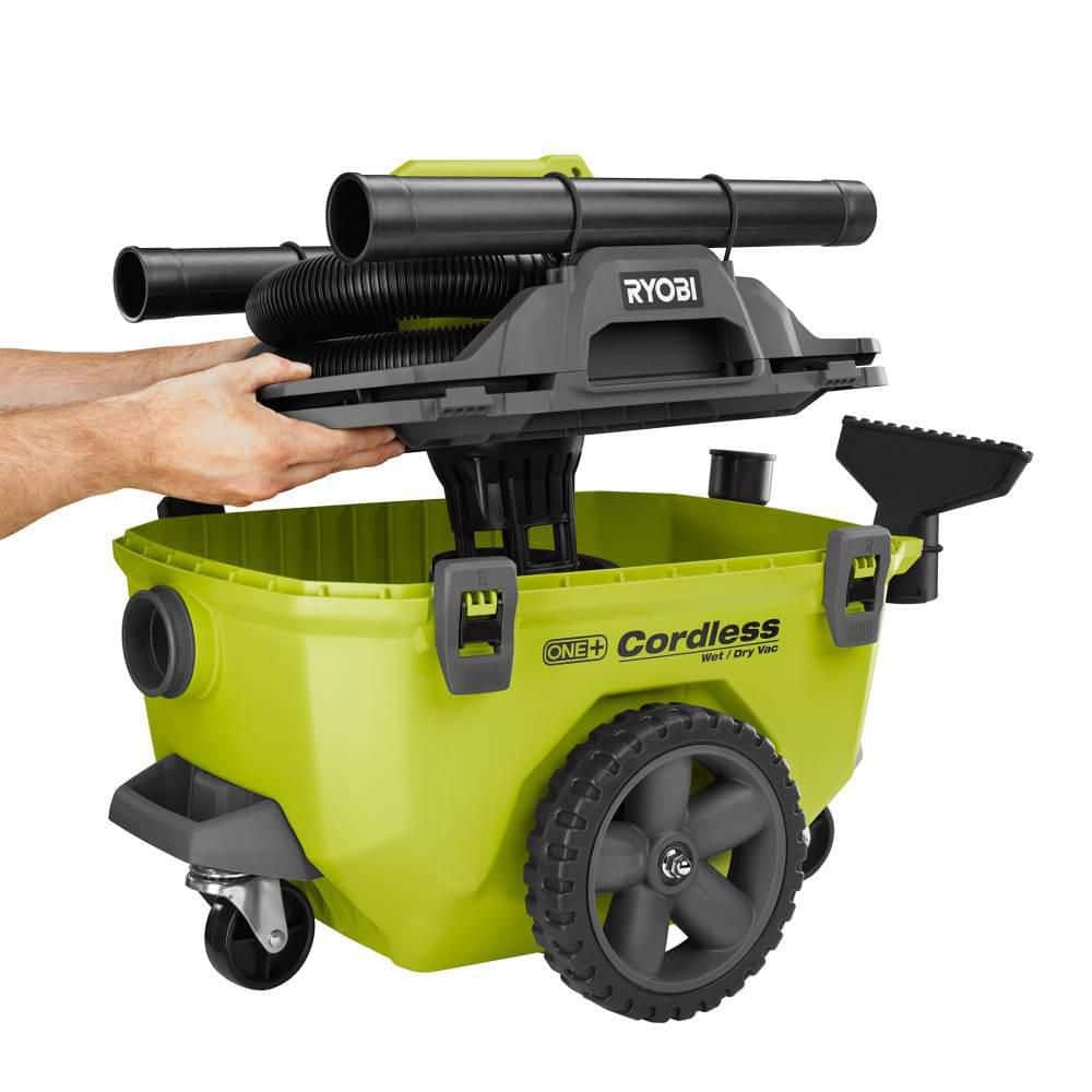 ONE+ 18V Cordless 6 Gal. Wet/Dry Vacuum Kit with 4.0 Ah Battery, Charger and Vacuum Accessories P770KN - image 6