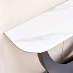Contemporary Console Table with Elegant Design, Metal Frame, and Adjustable Foot Pads for Entryway - image 22
