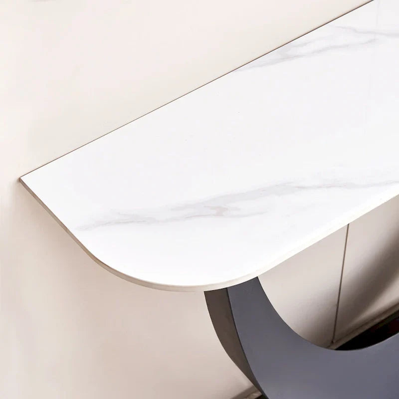 Contemporary Console Table with Elegant Design, Metal Frame, and Adjustable Foot Pads for Entryway - image 22