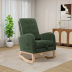 Ergonomic High Back Rocking Chair with Adjustable Footrest - image 16