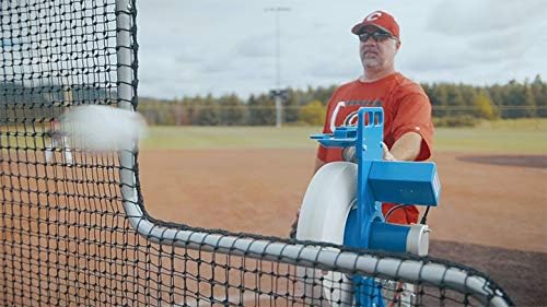 Combo Pitching Machine Adjustable Up to 60 MPH, for Baseball & Softball, Ideal for Pitching-Machine Leagues - image 2