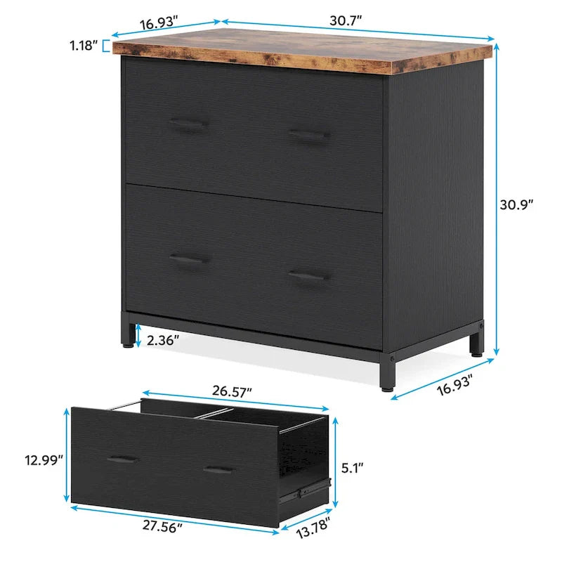 2-Drawer Lateral File Cabinet for Office Organization - image 30