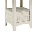 Glee Extendable Counter Height Table (42-60 Inches) in Antique White and Brown - image 3
