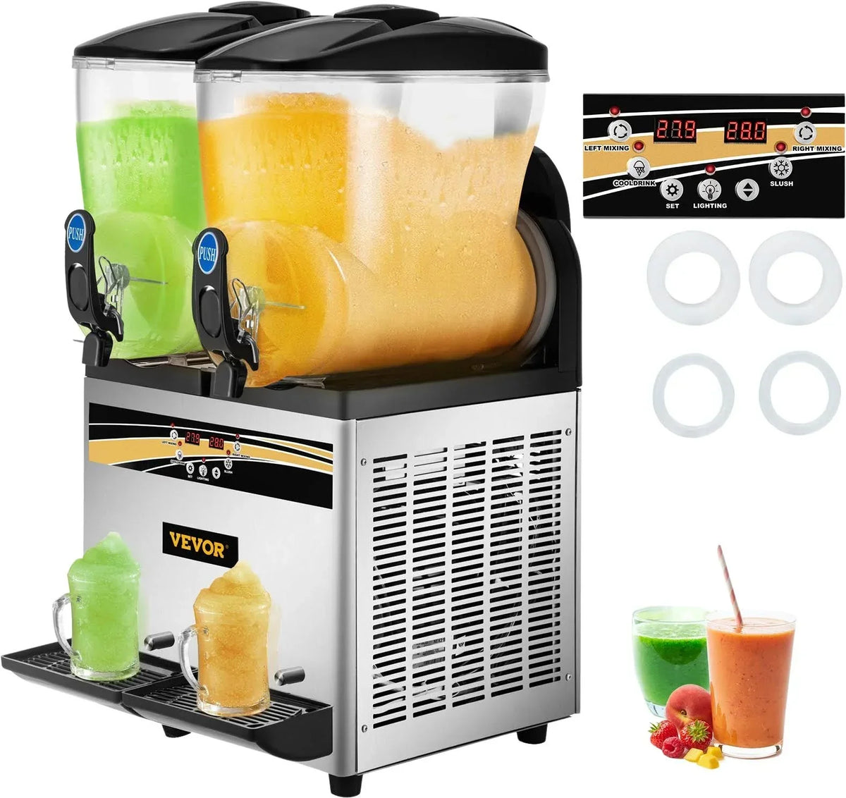 VEVOR   Commercial Slushy Machine Slushie Machine - image 1