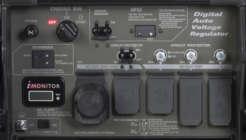 Honda EB10000 10000Watt Industrial Generator with CO-MINDER Sensor EB10000G from Honda - image 4