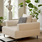 Contemporary Deep Seat Sofa with Cushions, Elevated Legs, Cozy Living Room Seating, Ideal for Apartments - image 15