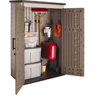 Rubbermaid garden shed, model 2025, 52 cubic feet (approx. 1.47 m3), weatherproof, lockable doors - image 2