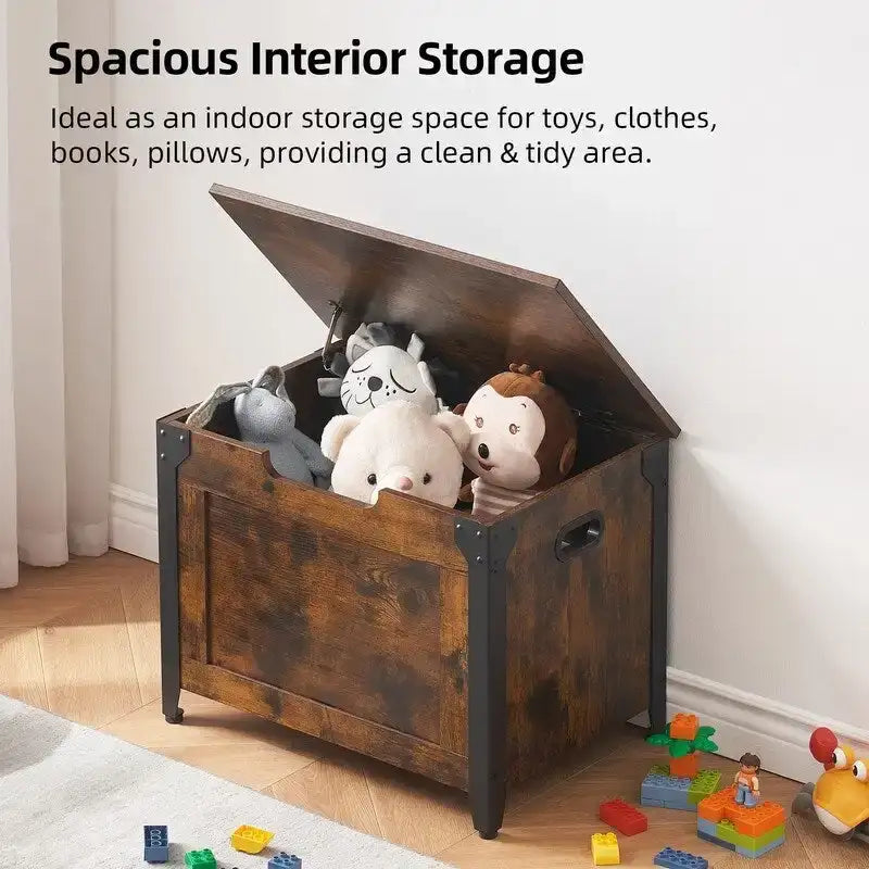 Angle Iron Storage Stool with Box Design - image 3