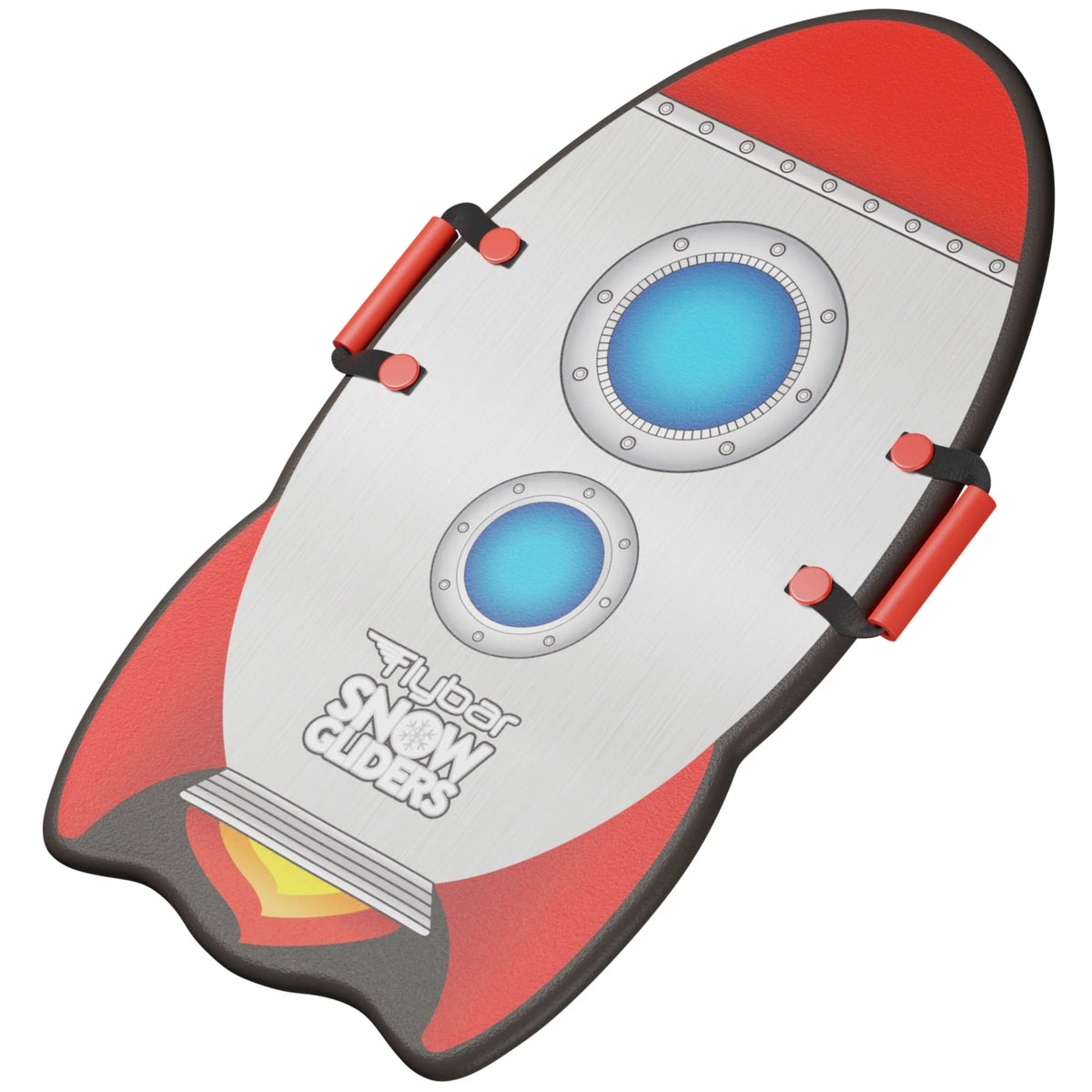 Flybar Kids 36' Rocket Foam Toboggan Snow Sled for Kids with Slick Bottom for Kids, Ages 6+ - image 1