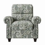Push Back Recliner Chair with Padded Cushion and Solid Wood Legs - image 25