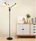 DINGLILIGHTING Floor Lamp Tall for Room: Flexible Gooseneck Floor Lamps Standing for Bedroom Home Office - Modern Floor Lights 5 - Light - image 14