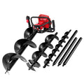 Giantz Post Hole Digger 92CC Petrol Motor Drill Extension Auger Bits Kits - image 1