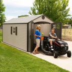 8 ft. W x 17.5 ft. D Plastic Storage Shed - image 4