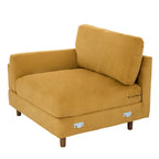 90-Inch Oversized Corduroy Sofa for Living Room with Reversible Cushions - image 14