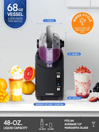 5-in-1 Slushie Machine, No Ice Needed, 15 Min Slushy Machine for Home with Self-Cleaning, Professional Frozen Drink Maker, 5 Preset Programs, Frozen Margaritas, Frapp??s, Milkshakes, and More, FOHERE - image 6