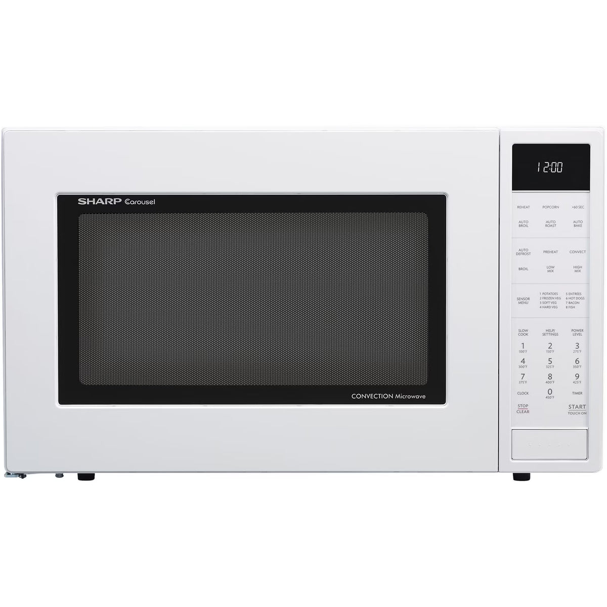 Sharp 1.5 Cu. Ft. 900W Convection Microwave Oven, Stainless Steel - image 3