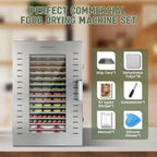 Commercial Food Dehydrator 16 Trays 1500W 70-190 F Large - image 6